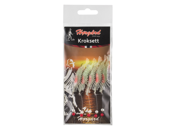 Sølvkroken Hørgård Kroksett - 5 stk Reke 