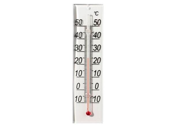Termometer innendørs, Plexi - 150x40 mm 