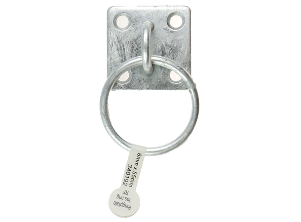 CAL Ringplate m/ løs ring Galvanisert - 6x55 mm 