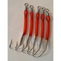 Faroe Sportfish Gummimakk m/plate - 5pk Rød - 11/0 - Seirykk
