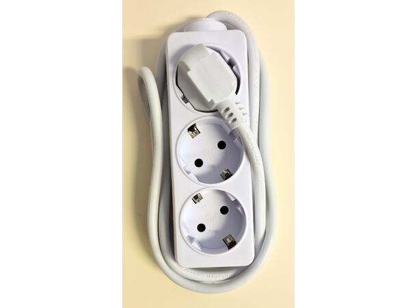 Forgrener 3 veis m/jord 3Gx1,0mm² x 1m 