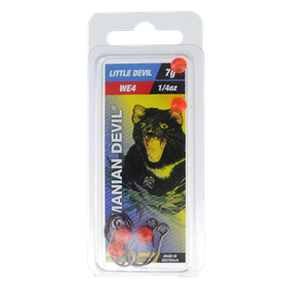 Tasmanian Devil Wide Eye Singelkrok No,4 - 5pk