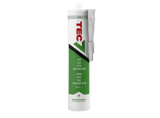 Tec7 Fugemasse Hvit - Patron - 310 ml 