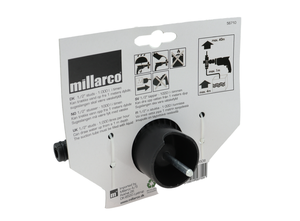 Drillpumpe for vann 1000 liter / time 