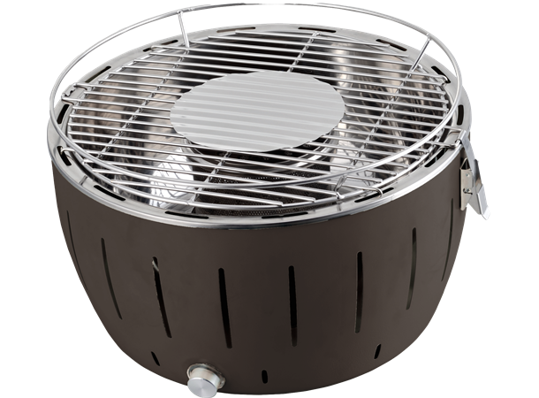 Quick grill m/vifte, for kull/briketter