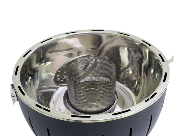 Quick grill m/vifte, for kull/briketter