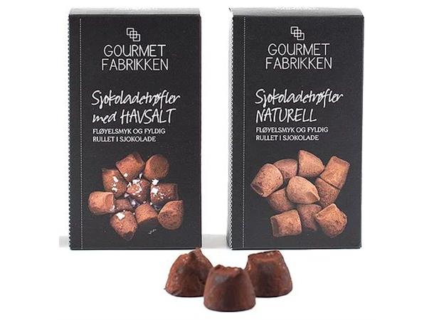 Sjokoladetrøfler Naturell 100gr Gourmetfabrikken