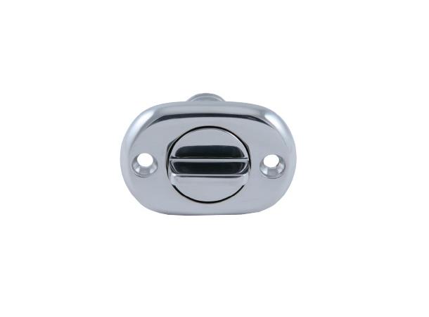Bunnplugg oval 24mm AISI316 syrefast