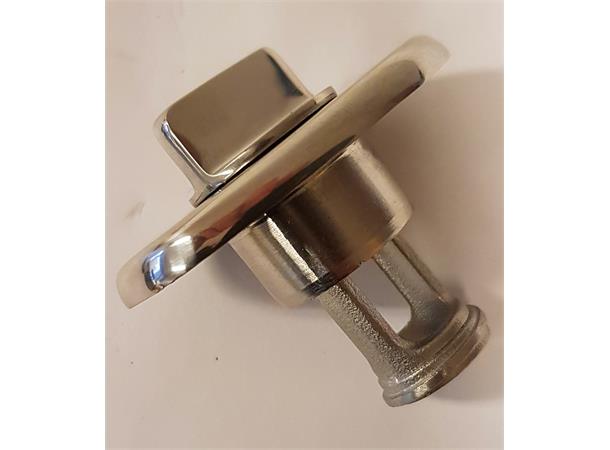 Bunnplugg oval 24mm AISI316 syrefast