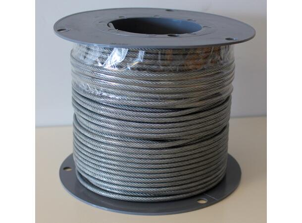 CAL Wire PVC belagt PVC / Galvanisert - 2-3 mm - 100 meter 