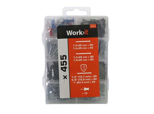 Hobbysortiment oppheng - 455 deler