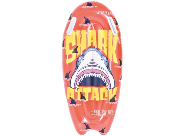 Oppblåsbart Shark Surfboard 100cm 4-8 år