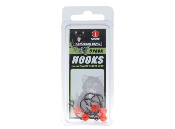 Tasmanian Devil Wide Eye Singelkrok No.3/0 - 5pk