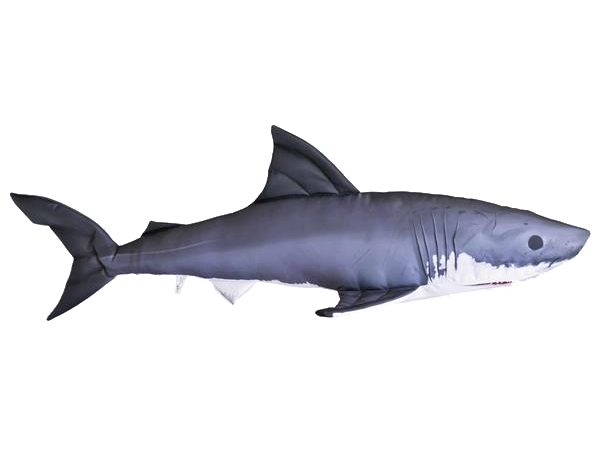 Fiskepute - Hai Carcharodon carcharias - 120 cm 