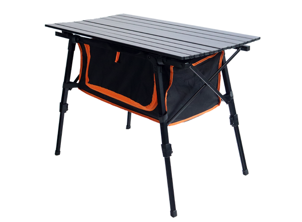 BÅL Campingbord - Justerbart Aluminium - 90x60x43/64 cm 
