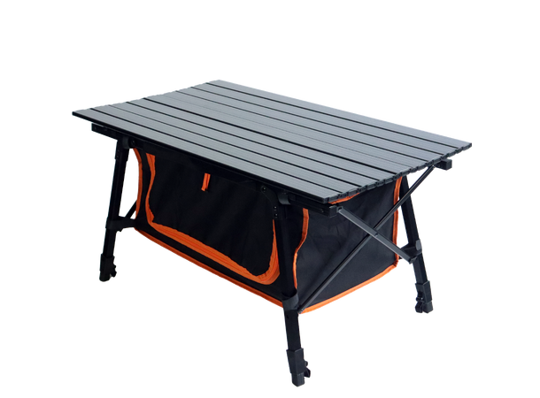 BÅL Campingbord - Justerbart Aluminium - 90x60x43/64 cm 