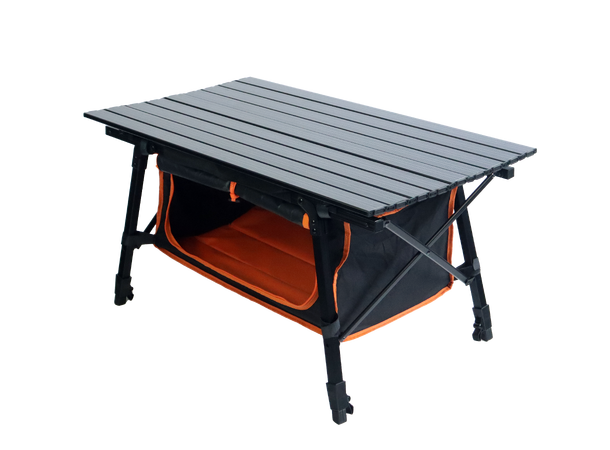 BÅL Campingbord - Justerbart Aluminium - 90x60x43/64 cm 