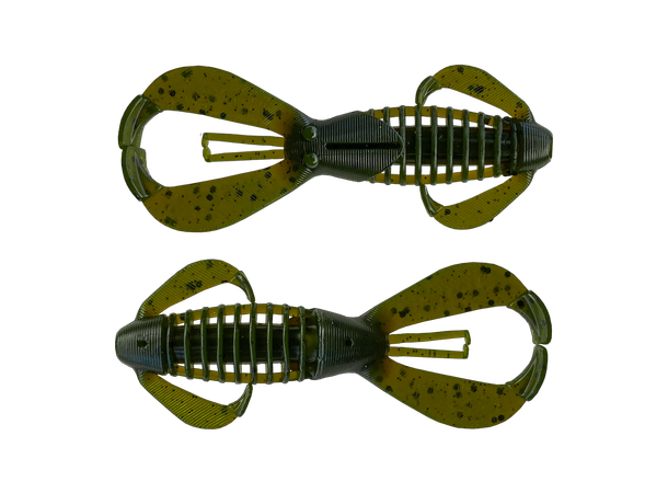 Headbanger BangerBug 10-pack 7,6 cm Softbait 4 g Green Pumpkin 