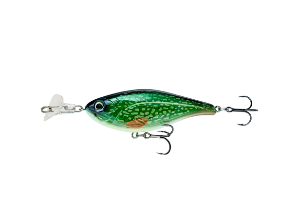 Headbanger Cranky Shad 10,1 cm Slow sink 33 g Glitter Pike 