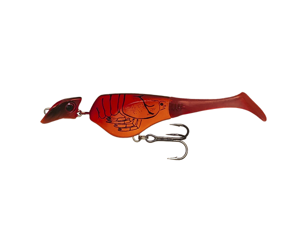 Headbanger Shad 11 cm Sinking 13 g Red Craw 