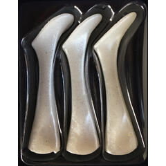 Headbanger Shad 16 Rep. tails, 3 pcs Pearl white