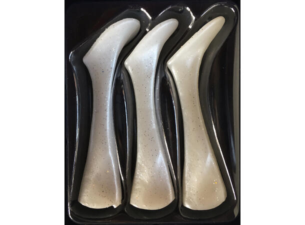 Headbanger Shad 16 Rep. tails, 3 pcs Pearl white 