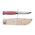 Morakniv Scout 39 Safe Rustfri - Speiderkniv - 90mm - Rosa