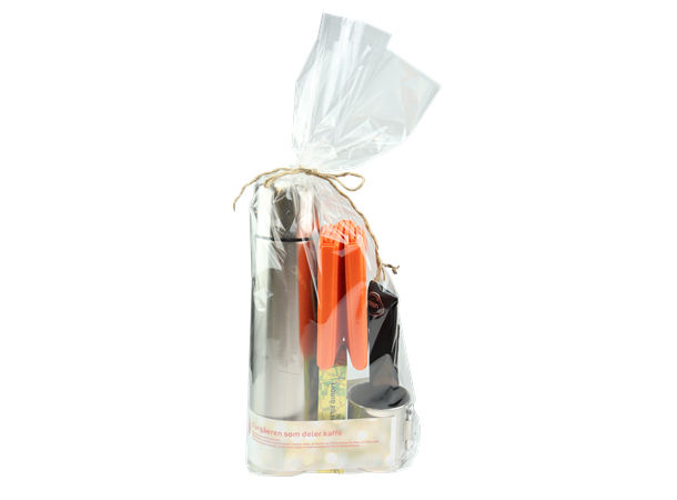 Turgåeren Som deler kaffe 