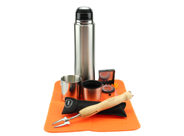 Turgåeren Som deler kaffe 