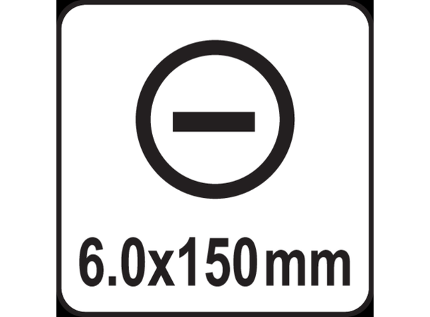 Yato Flat skrutrekker Flatskrutrekker - 6x150mm 