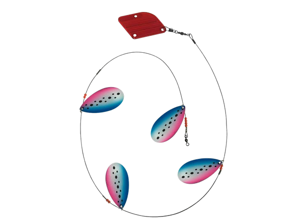 Tasmanian Devil Cow Bell markdrag Rainbow Trout UV