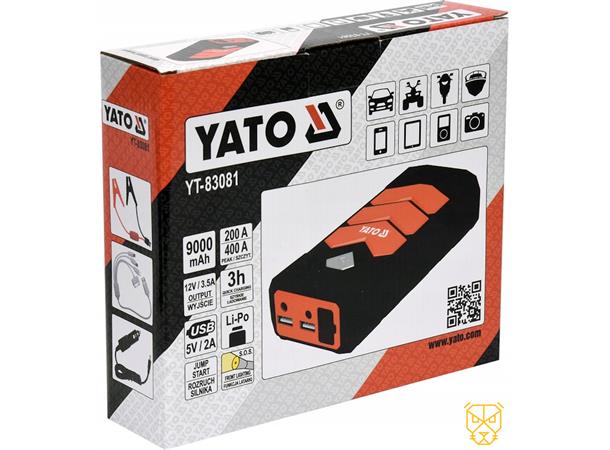 Yato Jump Starter/Powerbank 12v 9A