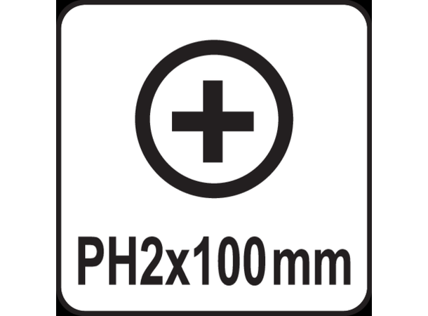 Yato Phillps skrutrekker Stjerneskrutrekker - PH2x100mm 