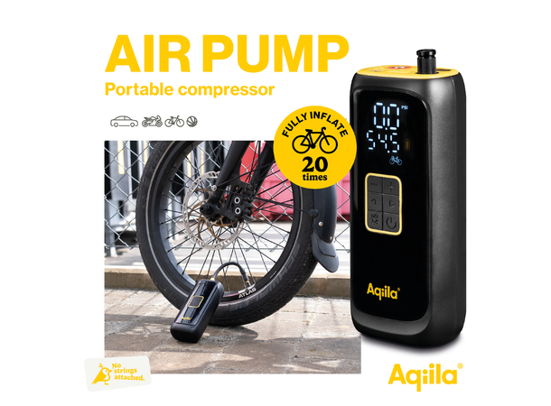 Aqiila Airbird C4 Luftkompressor med powerbank 