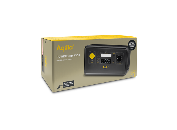 Aqiila Powerbird Power Station S300 Bærbar strømforsyning 300w/294Wh 