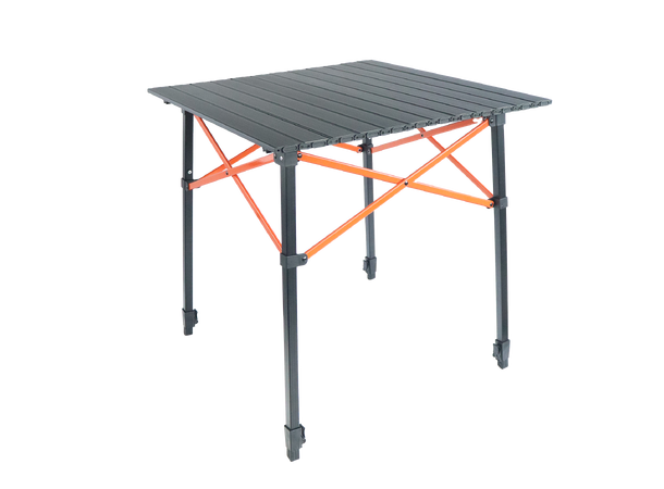 BÅL Campingbord - Justerbart Aluminium - 70x70x70/85 cm 