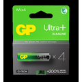 GP Ultra+ Alkalisk batteri 1,5v AA 4pk 15AUP/LR6