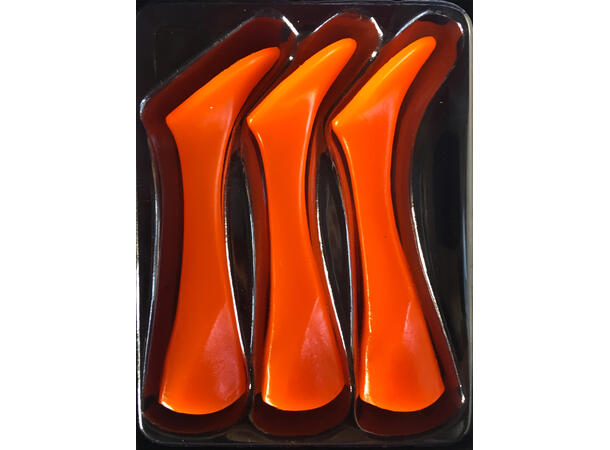 Headbanger Shad 22 Rep. tails, 3 pcs Fluo Orange 