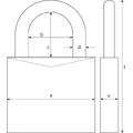 Hengel&#229;s Abus 64 TITALIUM 50 64TI/50