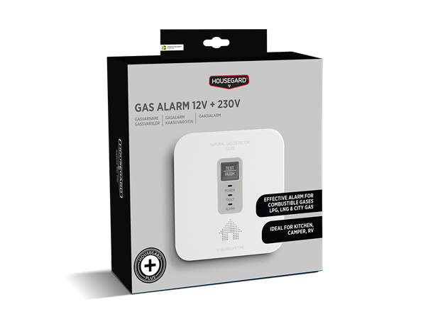 Gassvarsler Houseguard GA102 12/220v