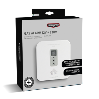 Housegard Gassvarsler GA102 - 12/230v