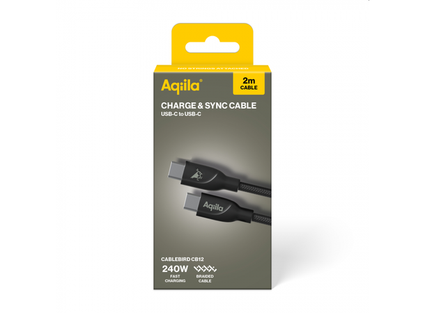 Aqiila Cablebird CB11 - 2 meter USB C - USB C 