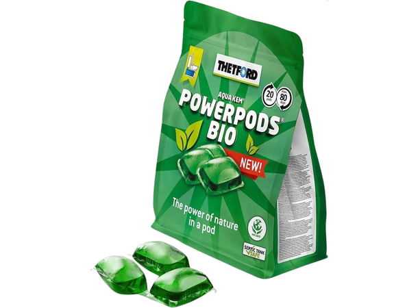 Aqua Kem - PowerPods Bio Sanitærvæske  - 20 doser 