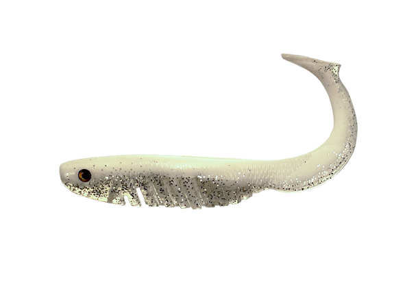 Headbanger BangerRibs V2 5-pack 6,9 cm Softbait 3 g Pearl White 