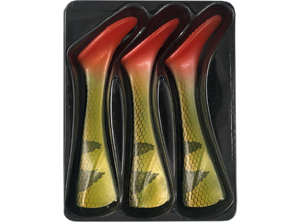 Headbanger Shad 16 Rep. tails, 3 pcs Natural Perch 