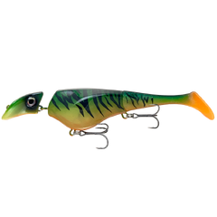 Headbanger Shad 16 cm Sinking 33 g Firetiger Stealth