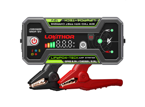 Lokithor Lithium Jump Starter J1350 Pro 12v 1350A 25,6Wh Startbooster/Powerbank 