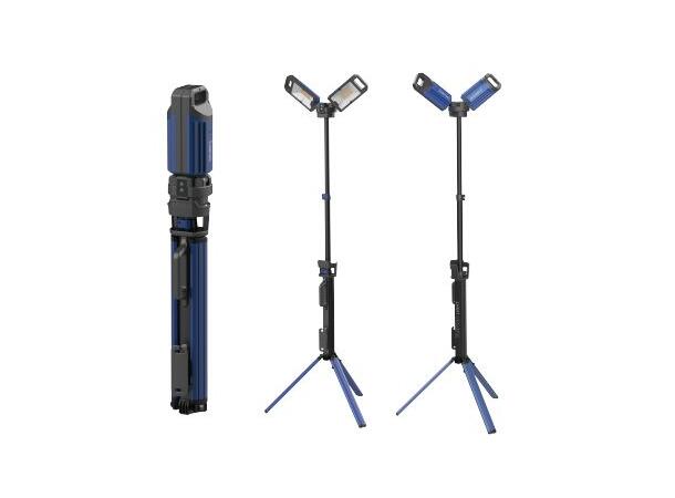 Arbeidslampe proff tripod 5000lm LED Oppladbar