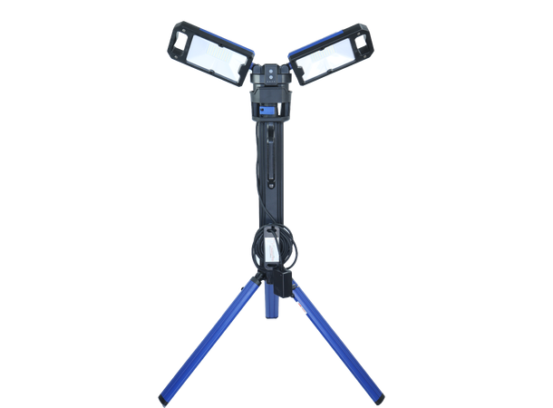 Arbeidslampe proff tripod 5000lm LED Oppladbar