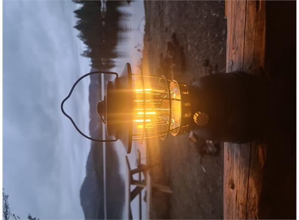 OSEAN Oppladbar Campinglykt Matt Svart